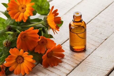 Calendula-Tinktur ist ein einfaches Mittel zur Behandlung von Osteochondrose